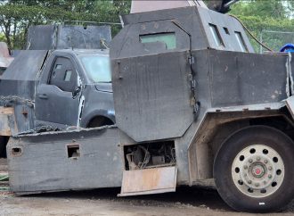 FGR destruye 15 vehículos “monstruo” utilizados por grupos delictivos en Tamaulipas